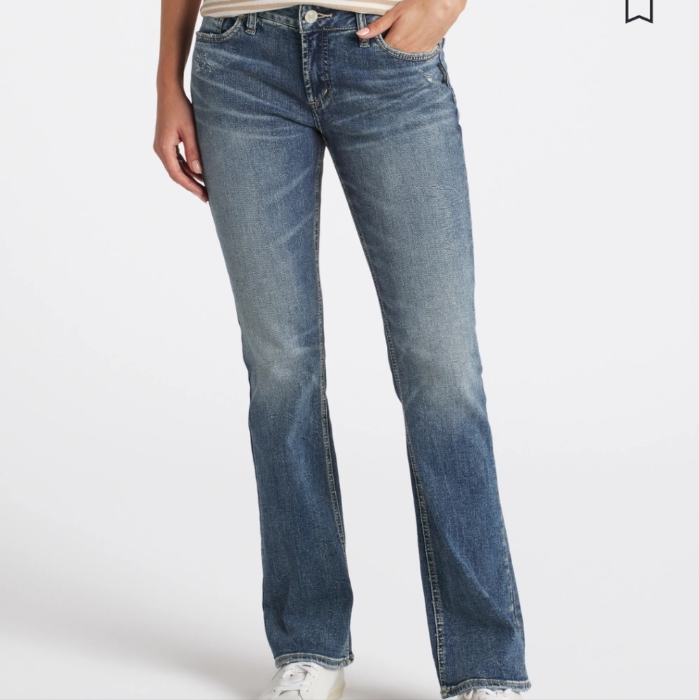 SILVER JEANS CO Elyse Slim Bootcut Jean size 8